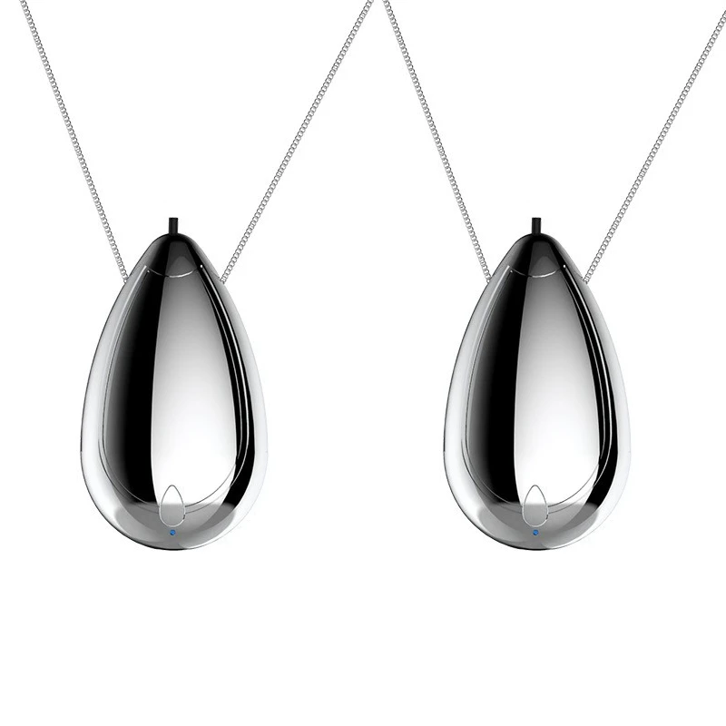 

2X Portable Air Purifier Necklace Mini Wearable Air Freshner Personal Hanging Ionizer Negative Ion For Adults Kids