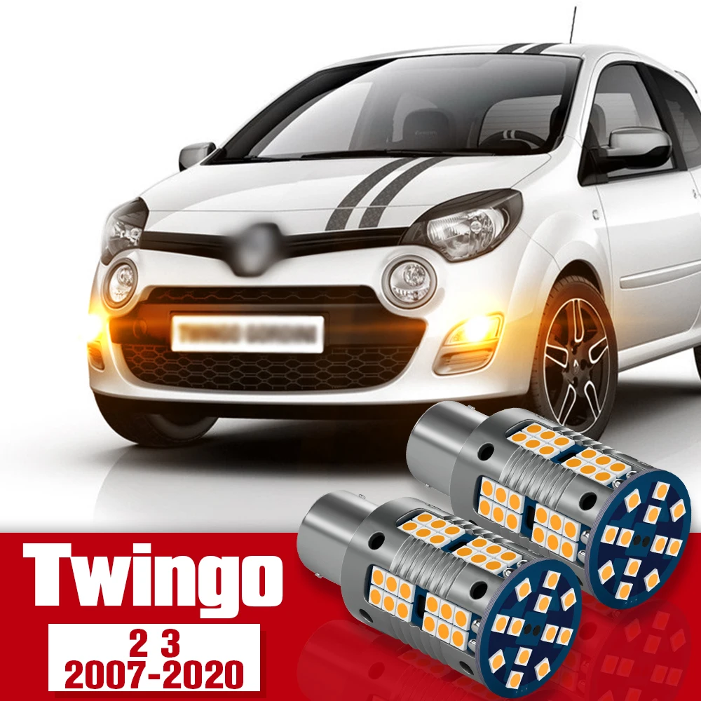 

2pcs Turn Signal Light Accessories LED Bulb Lamp For Renault Twingo 2 3 2007-2020 2010 2011 2012 2013 2014 2015 2016 2017 2018