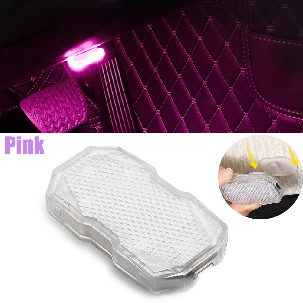 

Lamp Car Interior LED Light USB Charge USB Charged W/ USB Cable Wireless 5V Accessory Auto Ambient Lamp Replace