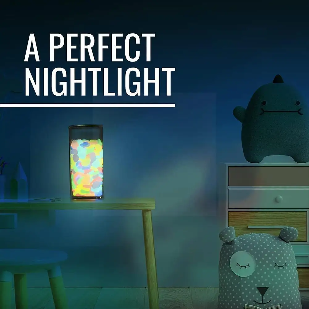 

20/50/100pcs Luminous Stone Pebbles Rocks Garden Ornaments Stone Glow In The Dark For Yard Garden Walkways Fish Tank Decora O2I8