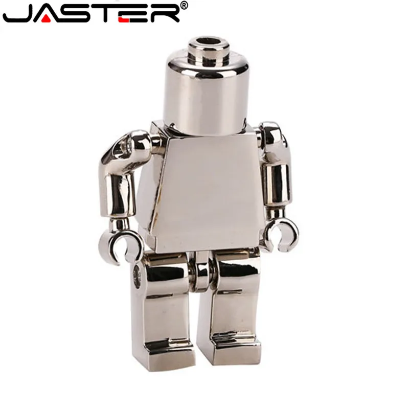 JASTER Metal Bottle opener and robot usb flash drive 2.0 original memory stick hot sale  pendrive 16GB/32GB/64GB best gift