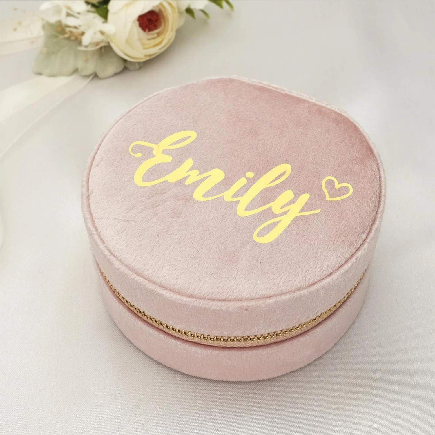 Custom Jewellery Box Display Travel Jewelry Case with Name Personalized Gifts for Her Birthday Anniversary Wedding Bridesmaid