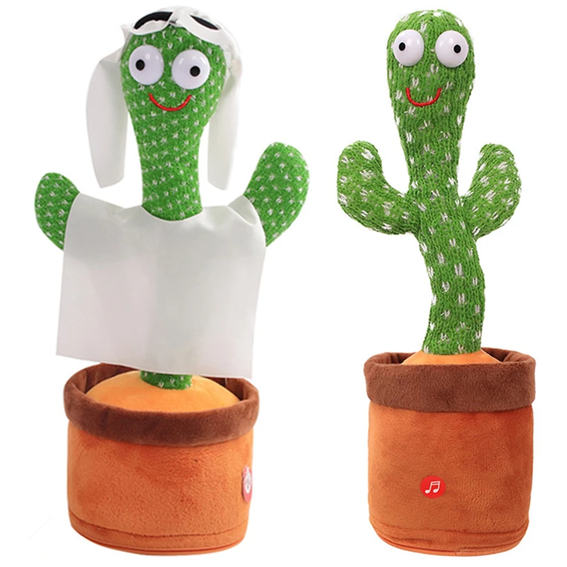 Кайбэй танцор кактус пение и танцующие игрушки-кактусы плюшевые игрушки для