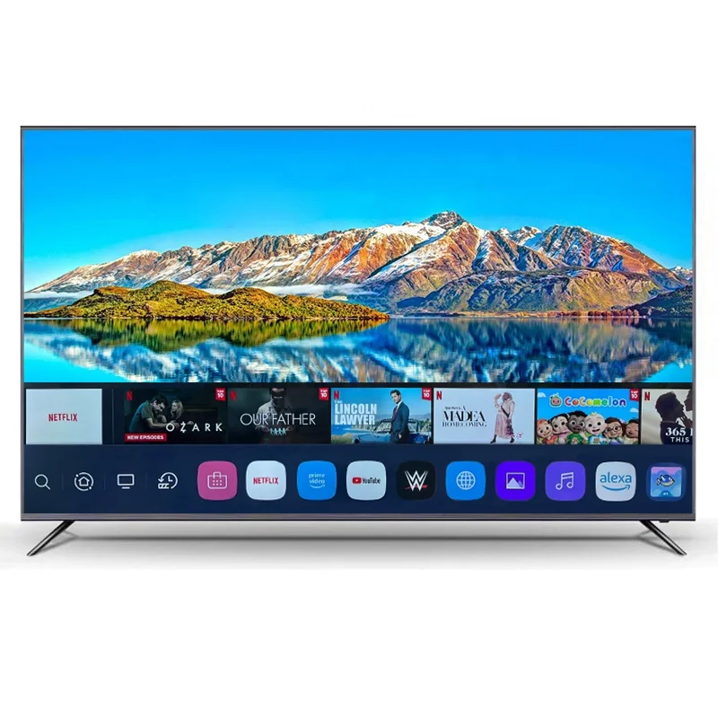 Купи Bordeless 2K FHD Tv 40 Inch Full Screen LED Display Panel 40 Inch WiFi Smart Tv за 11,831 рублей в магазине AliExpress