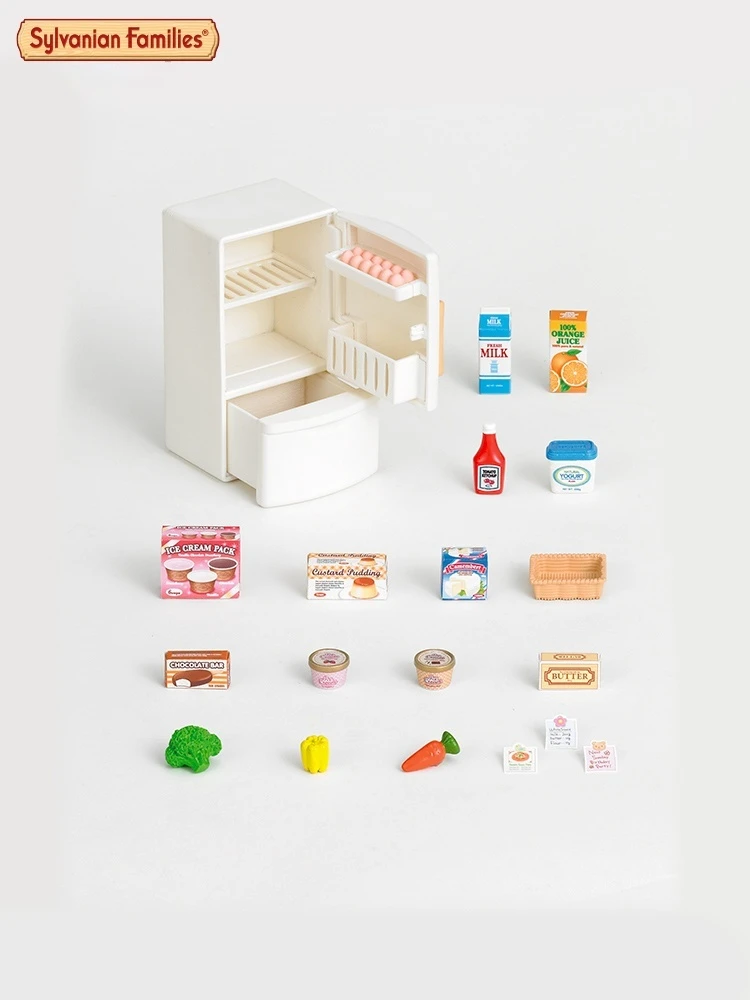 Authentic Sylvanian Families Anime Character Simulation Playhouse Toy Room Decoration Christmas Gift