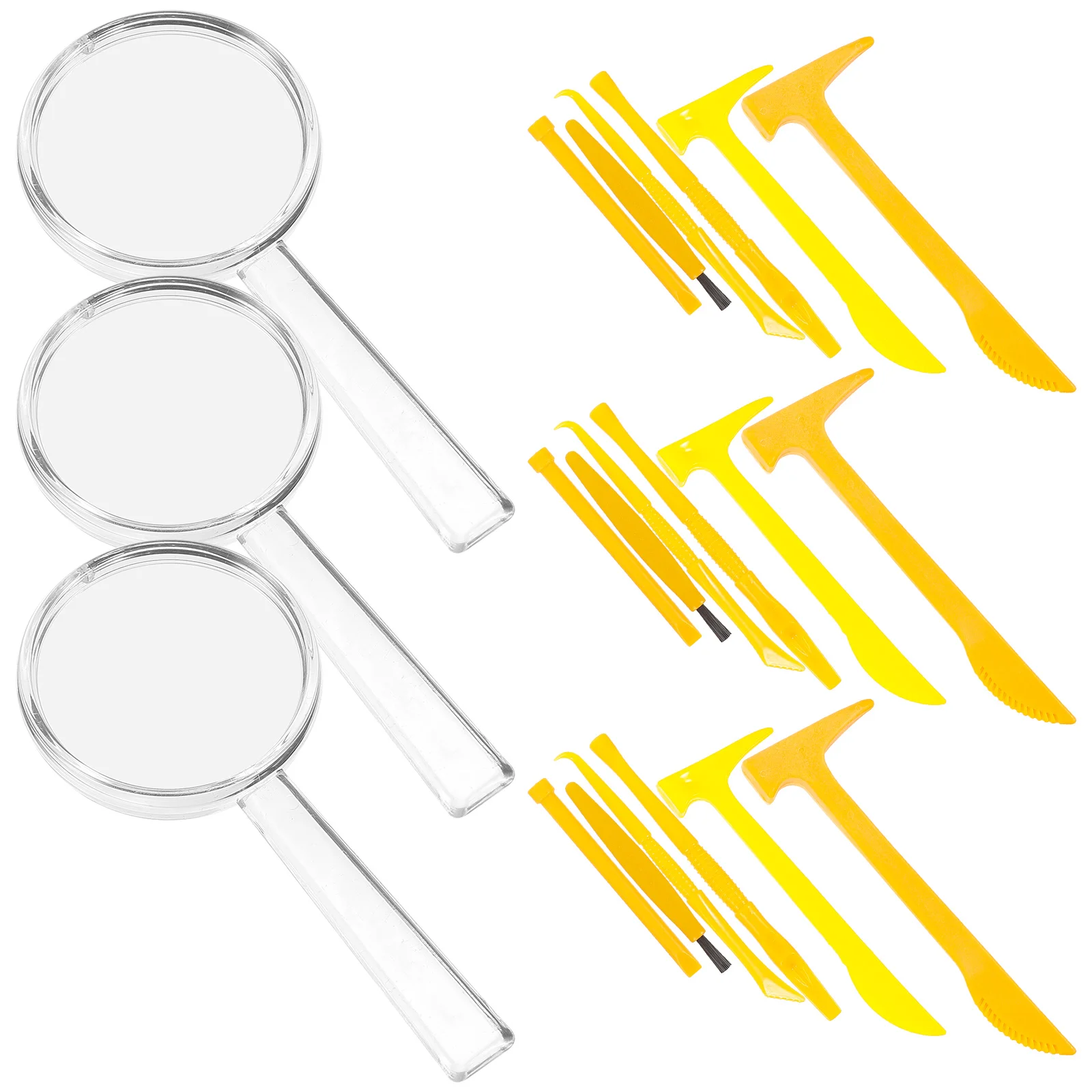 21 шт. молоток долото щетка инструменты для археологических раскопок