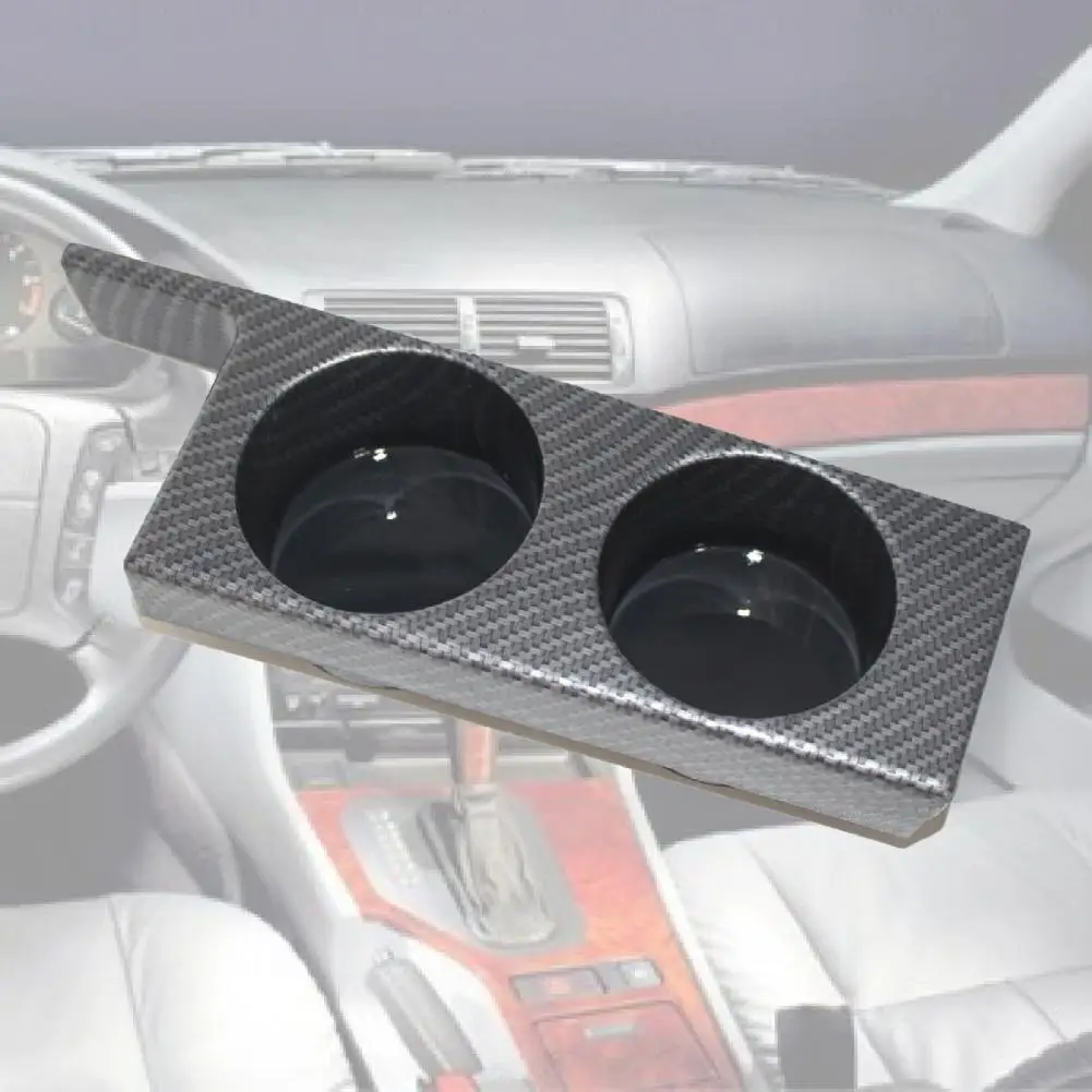 

Water Cup Holder Dual Hole Stable ABS Car Beverage Bottle Rack for BMW 540i M5 5 Series E39 1997-2003