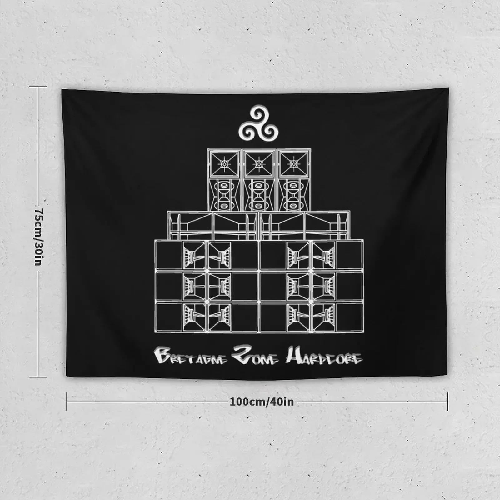 BZH Bretagne Zone Хардкорный гобелен Украшение гостиной Дизайн комнаты Гобелен