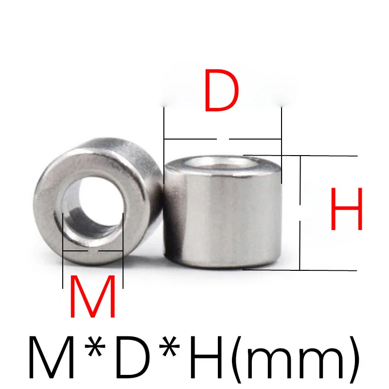 Втулка из углеродистой стали M11 12 16 круглые полые Распорки без нитей втулка вала