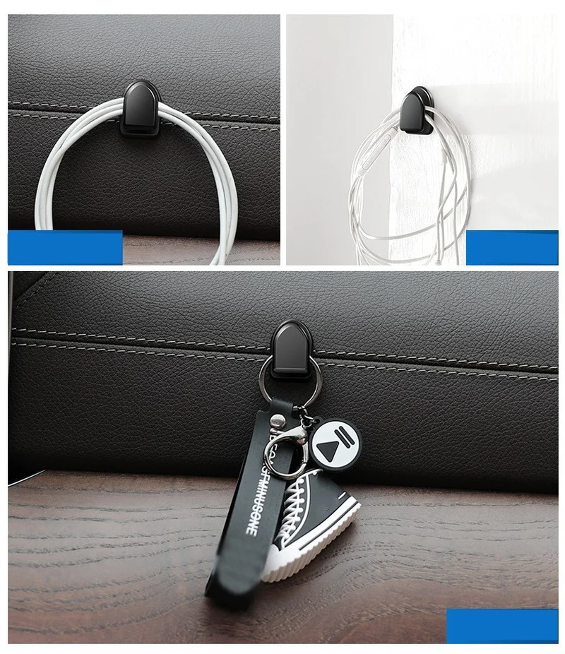 

Mini Car Paste Hook Mask Holder Simple Dashboard Hanging Strong Adhesive Hooks Car Interior Organizer Storage Hanger Accessorie