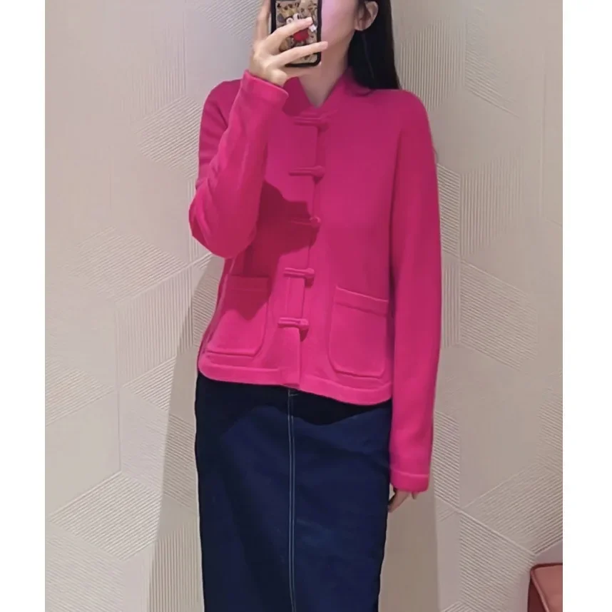 Темперамент в национальном стиле новый белый китайский воротник-стойка на