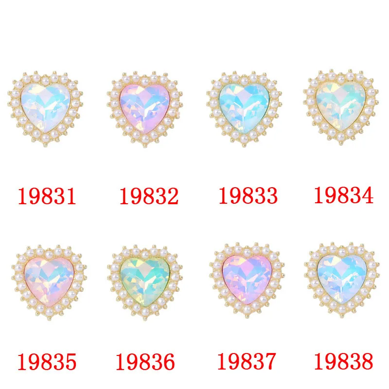 Band Pearl Peach Heart Alloy Accessories Flower Plate Diy Hair Accessories