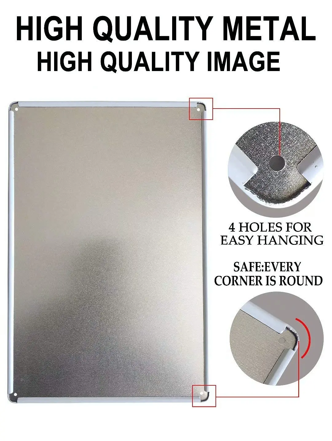 Niumwang металлический знак-Гонг йоо оловянный плакат 12X8 дюймов