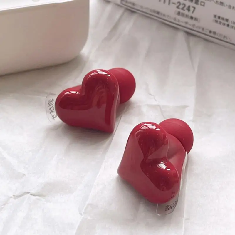 

Ipx5 Waterproof Hertbuds Heart Headset Heart-shaped In-ear Noise Reduction Headphones Girl Heart Trend Headset Fast Charging