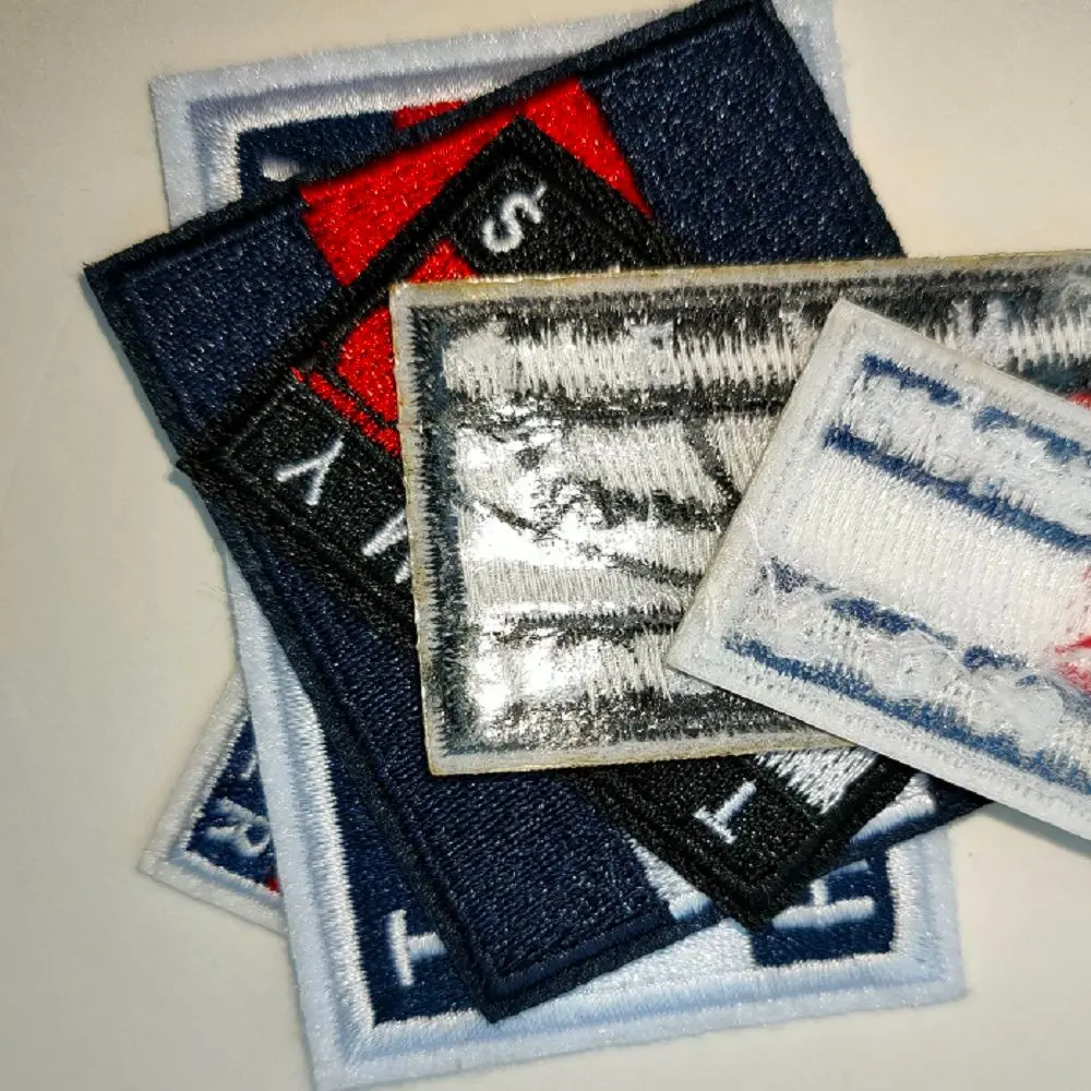 

5Pcs Fashion leisure Sports America Brand logo ironing Embrodiered Appliques Sew Letters Patches for on Clothing hat Decor