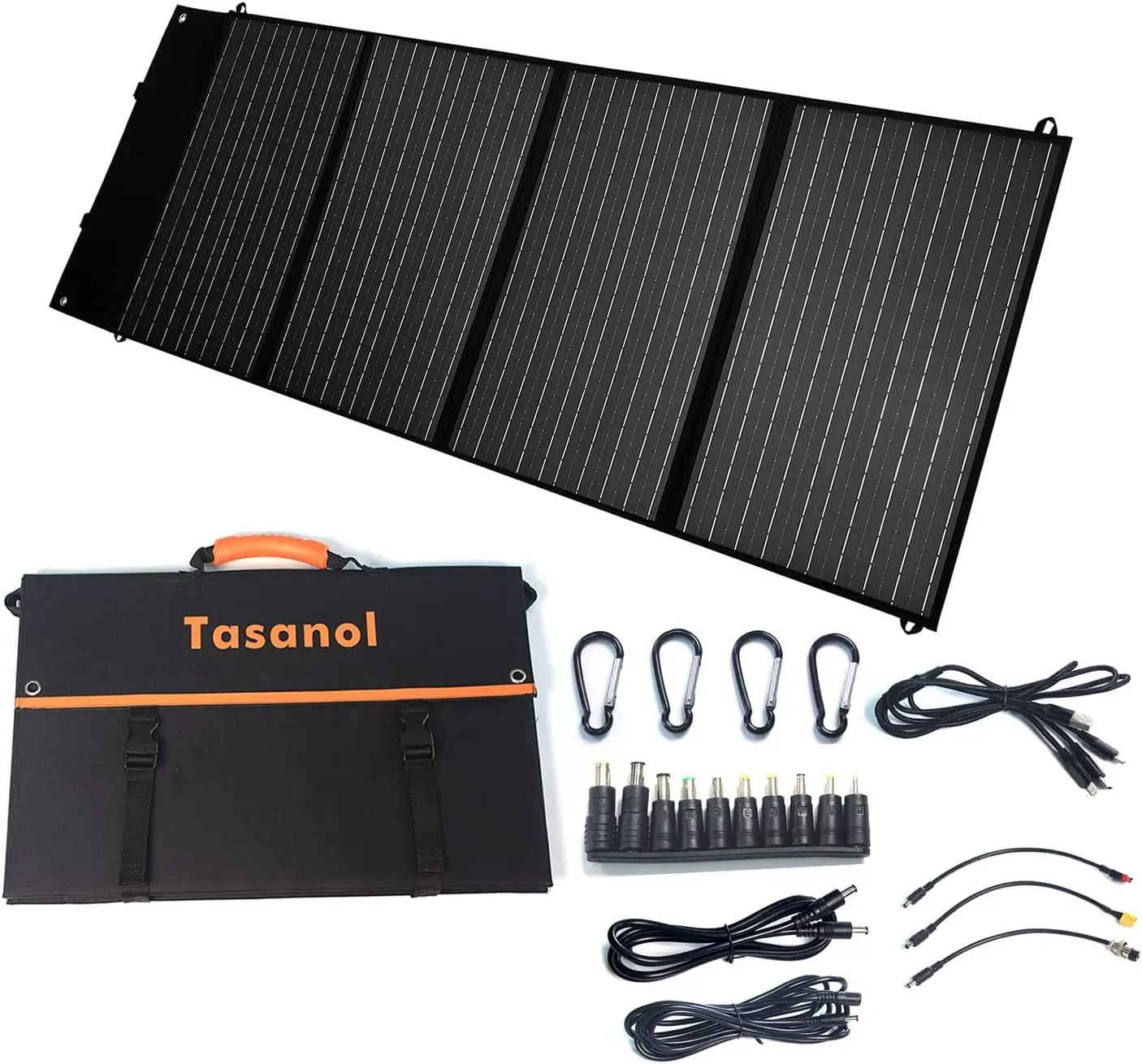 

Portable Solar Panel,Foldable Monocrystalline Solar Panel Charger for Power Station,Solar Generator,RV,Camping,18V Battery Charg