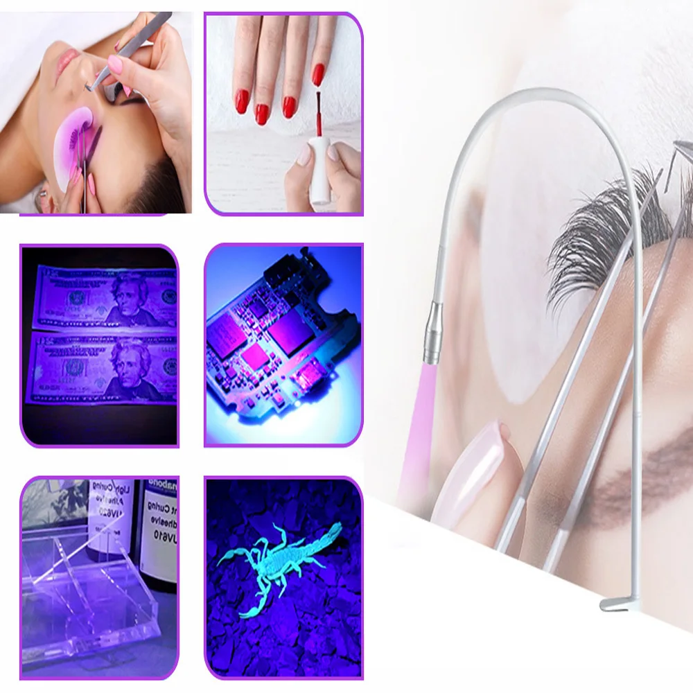 5 В USB Фокус Регулировка УФ коллоидный лечение Искусственные ресницы удлинение