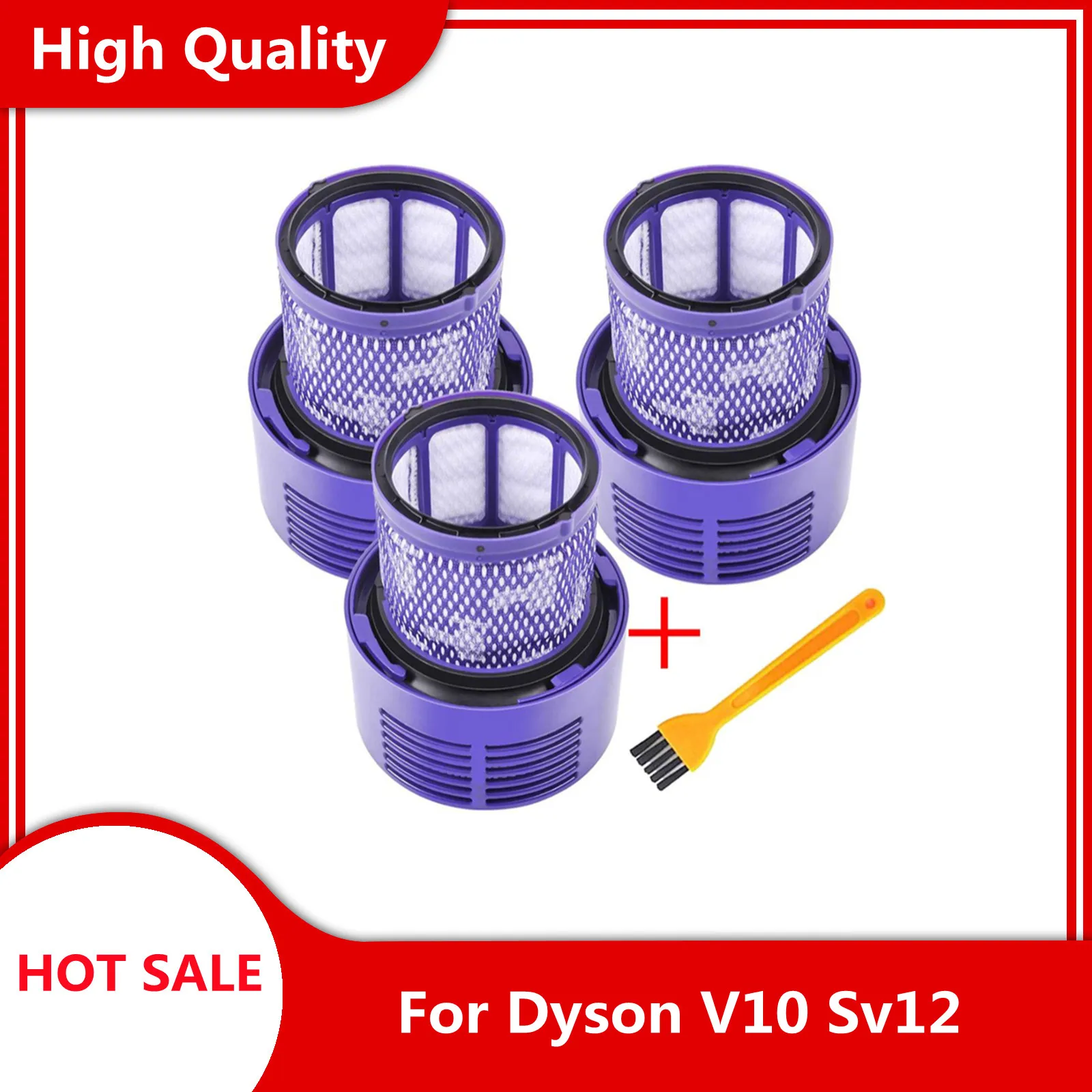 Моющийся большой фильтр для Dyson V10 Sv12