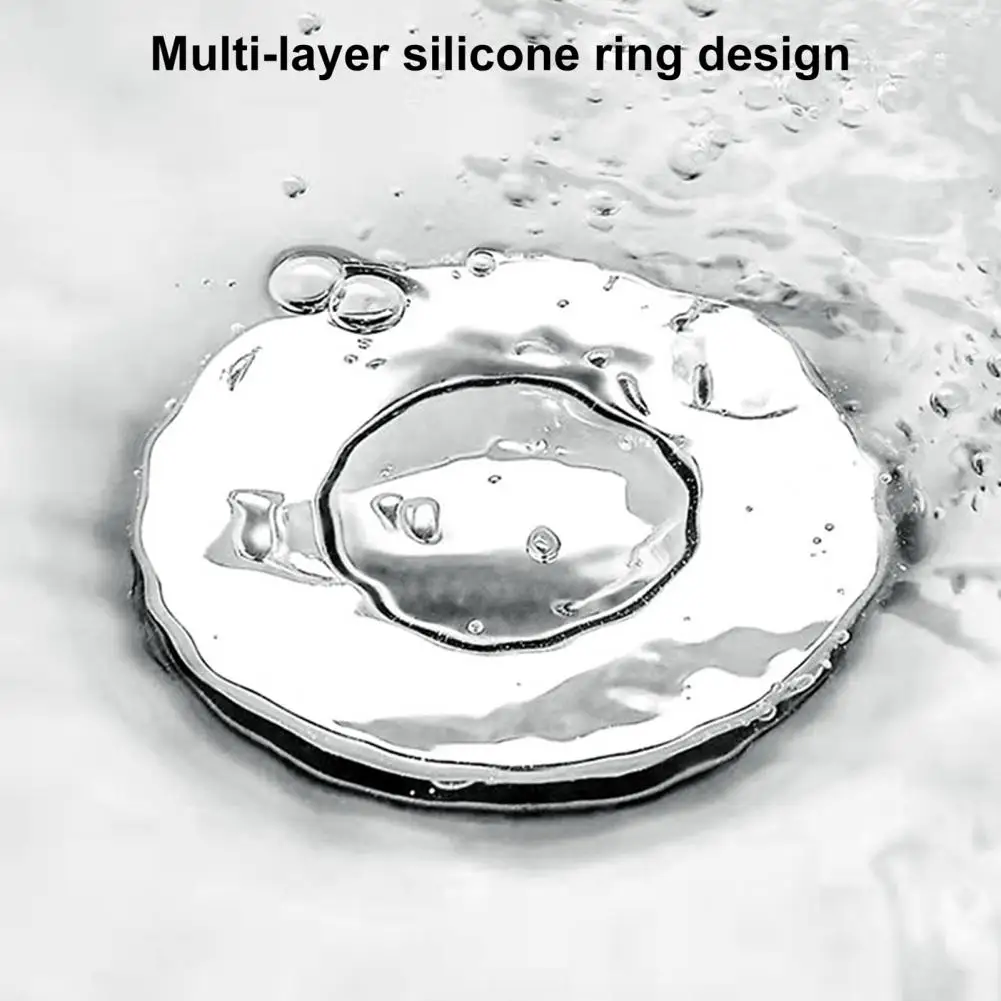 

Quick Efficient Drain Tool Universal Stainless Steel Sink Strainer Anti-clogging Filter for Home Bathroom Odor Resistant Drain