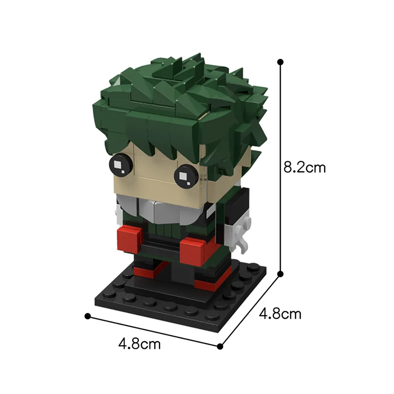 Фото Конструктор MOC My Hero School: Фигурки Деку и Алл-Майт, Модели BrickHeadz, Игрушки для детей, Подарки №2