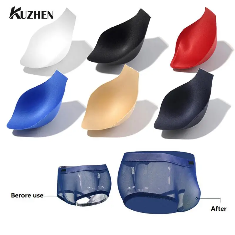 

Hot Sale Soft Three-dimensional Sponge Protective Pad Men Underwear Pad Sexy Swimming Trunks Swim Protective Pad