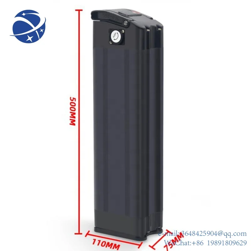 

YYHCSilver fish lithium ion ebike 48v 20ah 1000w battery for electric bicycle
