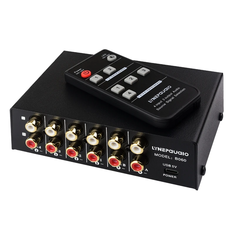 

4 In 2 Out Audio Frequency Signal Select Shift Device/Audio Frequency Shift Device/With Remote Control Shift Function