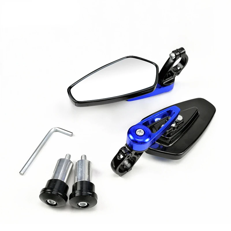 

22mm Bar End Rear Mirrors Motorcycle Accessories Motorbike Scooters Rearview Mirror Side View Mirrors Moto for Cafe for Racer