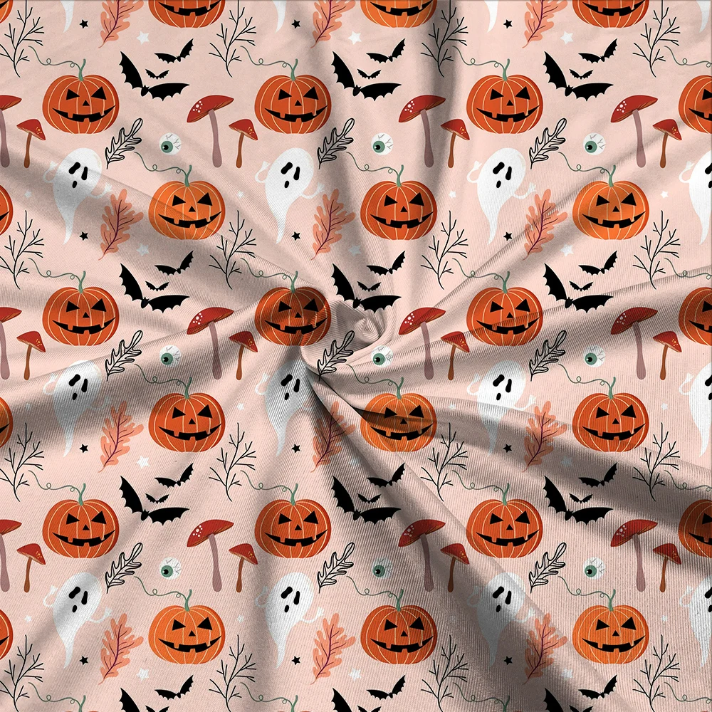 CLOOCL Halloween T-Shirt for Women Long Sleeve Tops Cute Cartoon Pumpkin Bat 3D Print Buttons Blouse T-shirts Aesthetic Tops images - 6