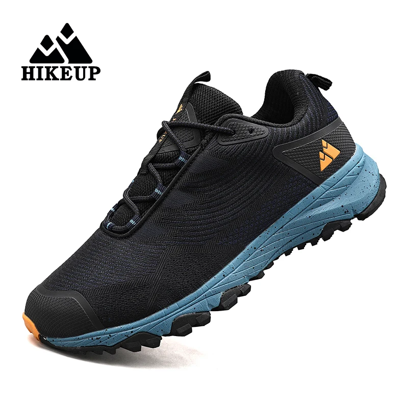 HIKEUP Men's Sneakers The North Hiking Men Sports Shoes for Trekking Trail Outdoor Walking Running Camping Male Shoes New Design
