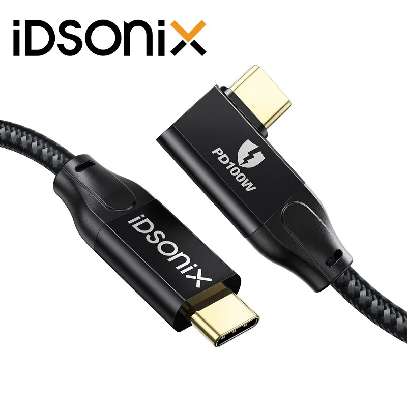 Кабель iDsonix 3,2 Gen 2 USB C 4K 60 Гц, видеовыход 20 Гбит/с, Тип C, дата, кабель Trandfer, кабель для быстрой зарядки для MacBook Pro