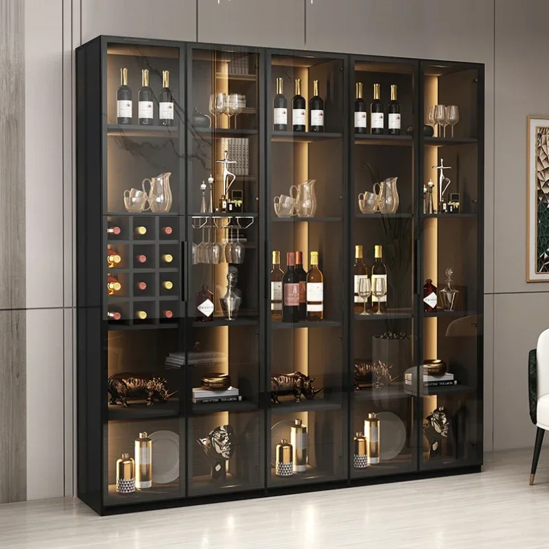 Дубовая подставка винный шкаф роскошная стойка мобильный бар полка для спирта