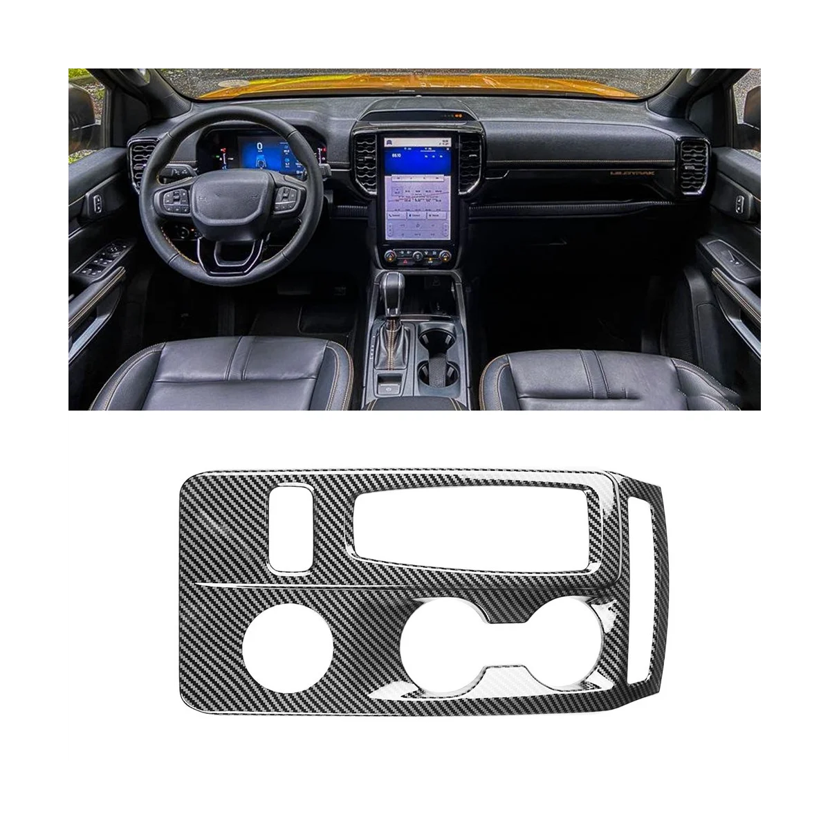 Для Everest 2023 Автомобильная Центральная панель управления переключением передач