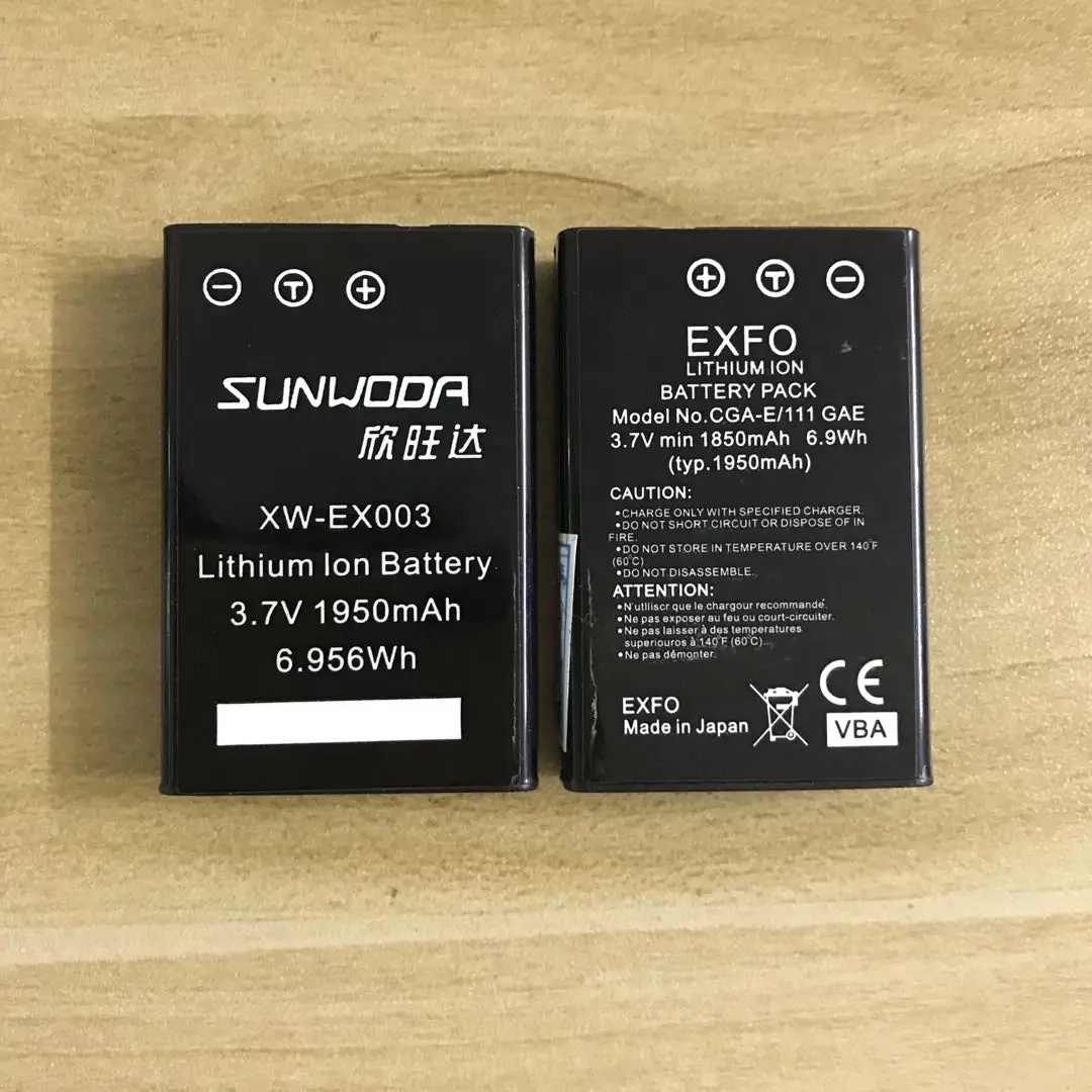3.7V 1950mAh Replacement Battery For EXFO AXS-100/ AXS-110 OTDR Li-ion Battery XW-EX003 Rechargeable Lithium Ion Battery Pack