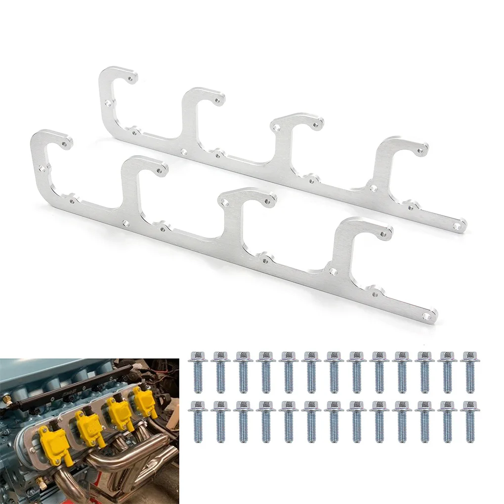 

Pack of 2 Ignition Spark Plug Coil Bracket Metal Car Vehicle Truck Engine Holder Maintenance Modification Spare Part