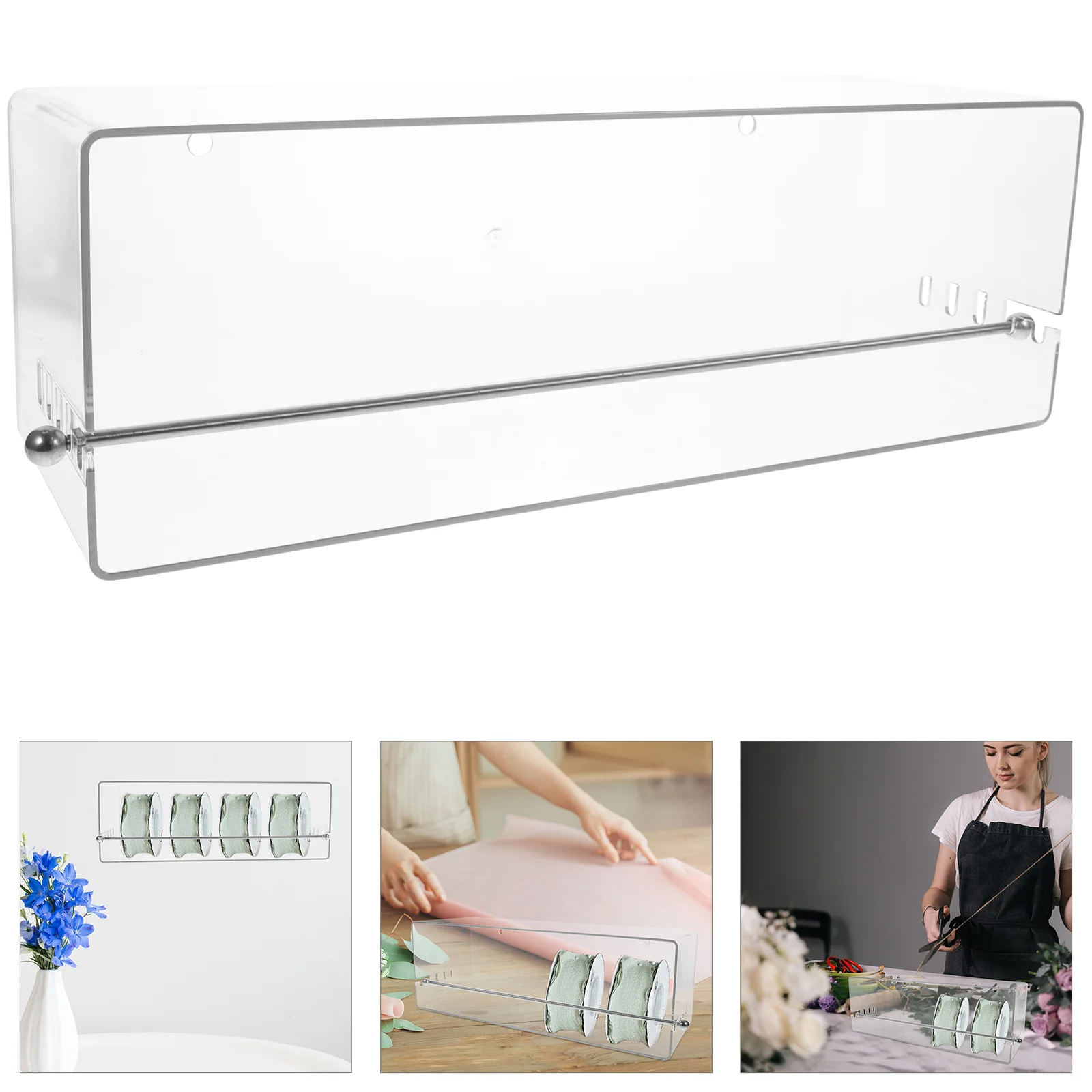 

Collection Box Craft Gift Ribbon Gift Organizer Organizers Holder Sheer