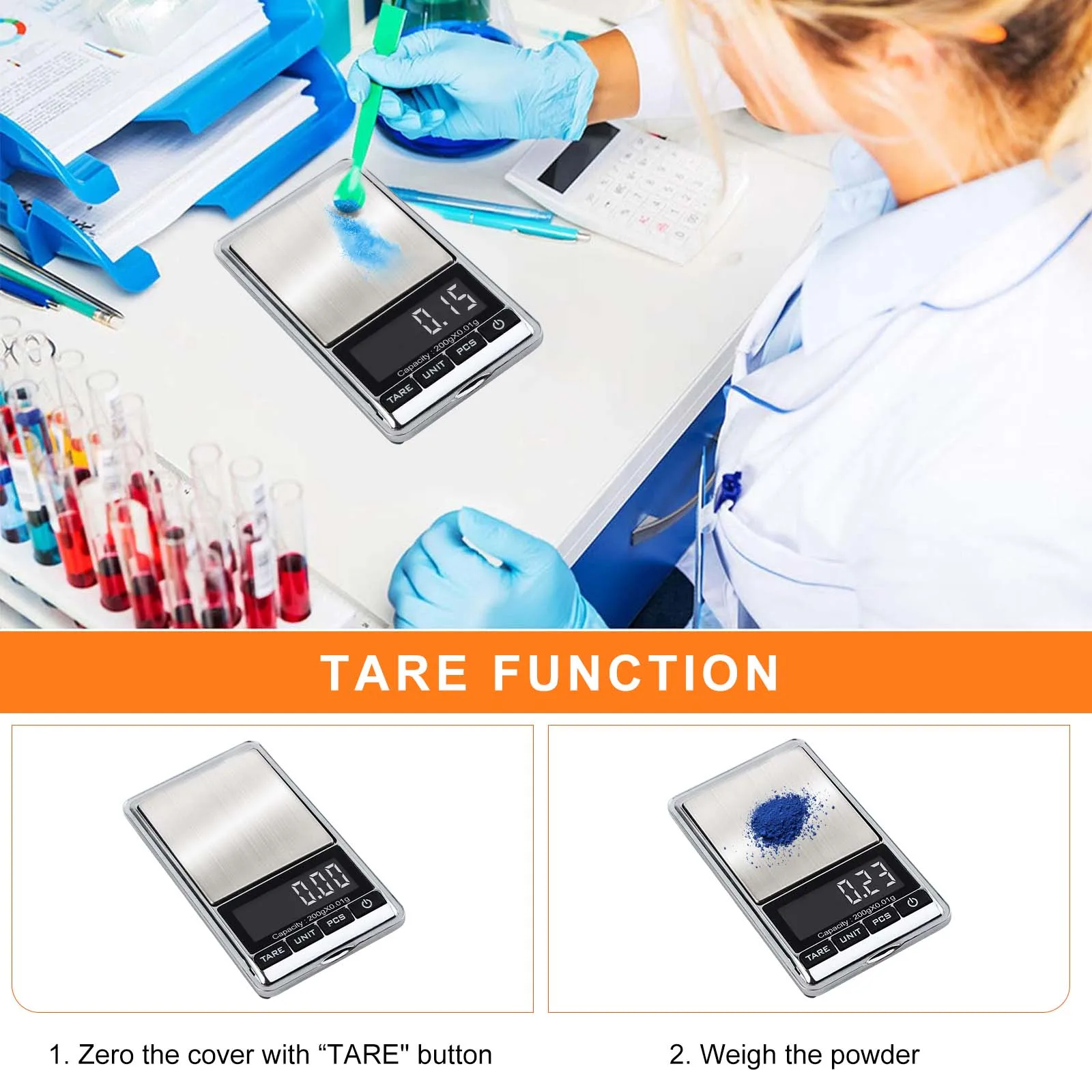 1 шт. высокоточные мини-весы для ювелирных изделий 0 01 г