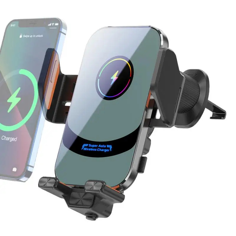 Крепление для телефона с беспроводной зарядкой многофункциональное быстрое