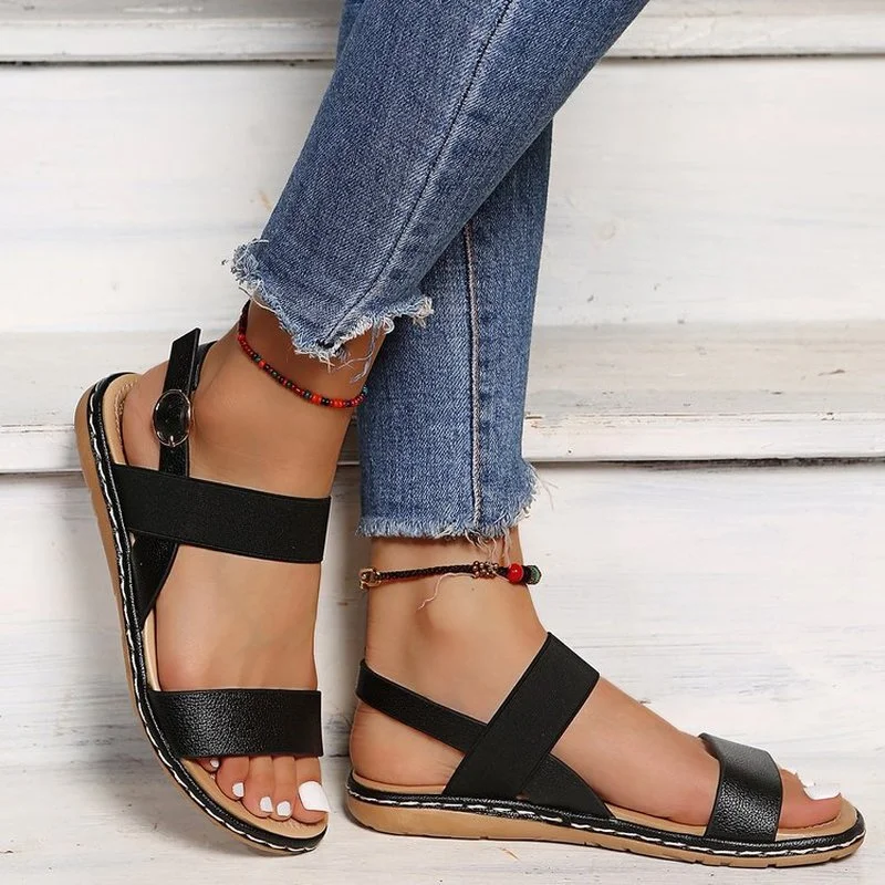

Women's Lightweight Wedge Sandals Vrouwen Sandalen Nieuwe Zomer Schoenen Vrouw Platform Retro Sandalias Plus Size flat sandals