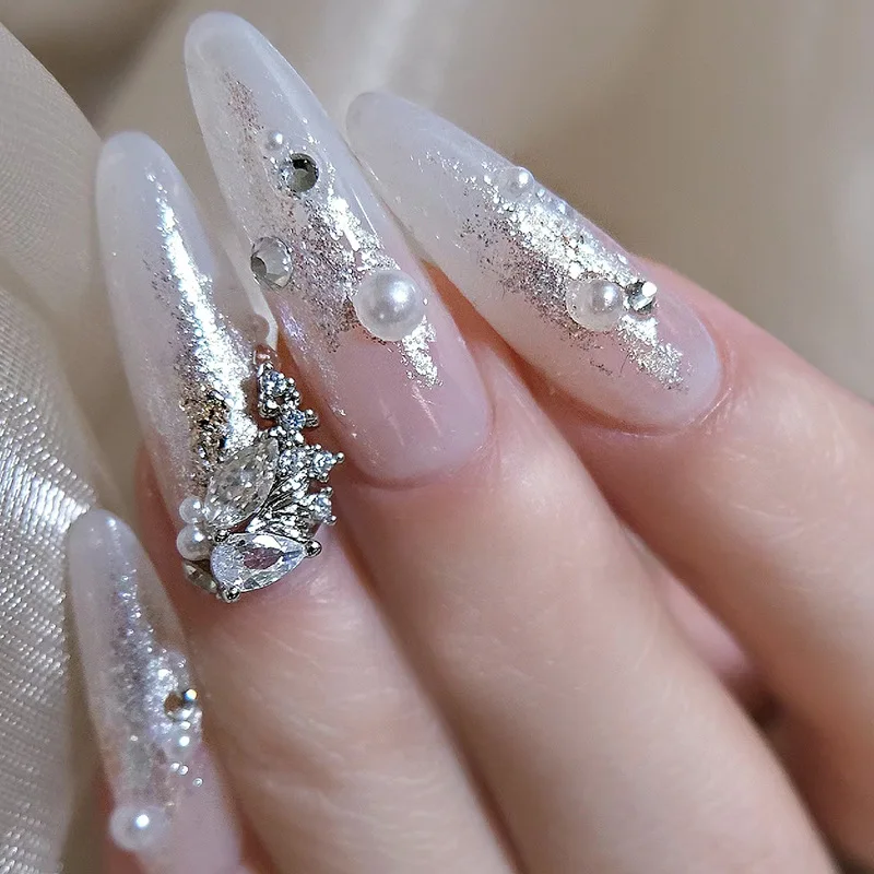 1 шт. цветная паста для маникюра с блестками