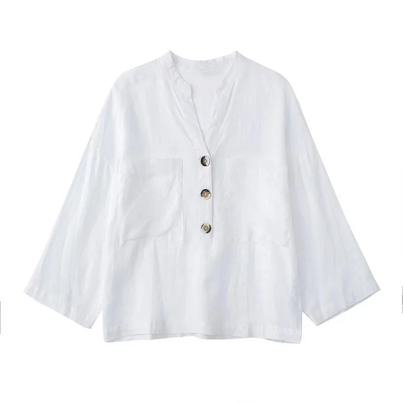 

Женская одежда, новинка, модная элегантная женская блузка из шелка и атласа, рубашка с длинным рукавом и пуговицами, лацканы, красный топ 2022 ...