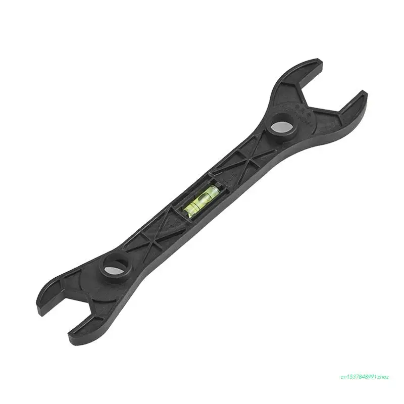 

2 in 1 Manual Wrench Double Headed Spanner with Bubble Level Used for Bathroom