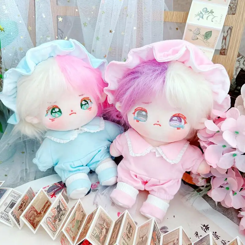 

20CM Kawaii IDol Doll With Clothes Anime Plush Star Dolls Stuffed Customization Figure Toys Cotton Baby Doll Collection Gift