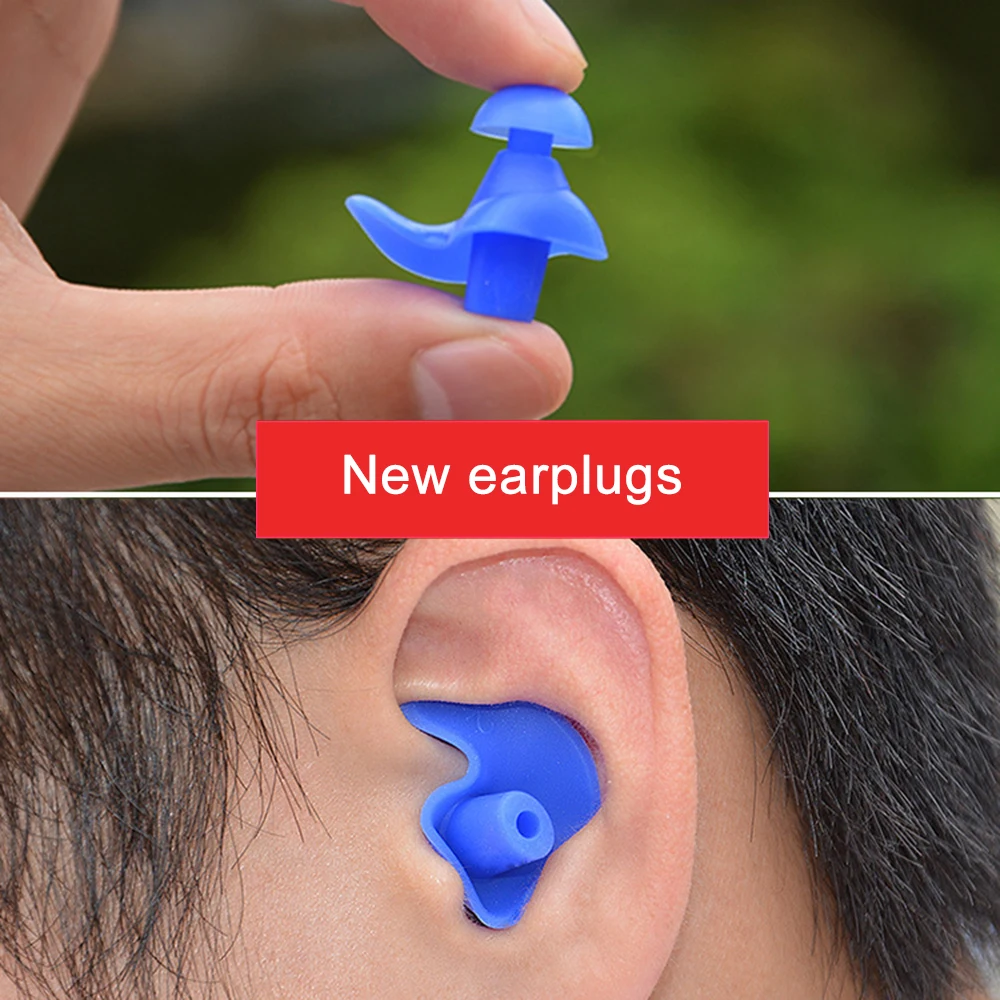

Durable Earplugs Classic Delicate Texture 1 Pair Waterproof Soft Earplugs Silicone Portable Ear Plugs Swimming Accessories