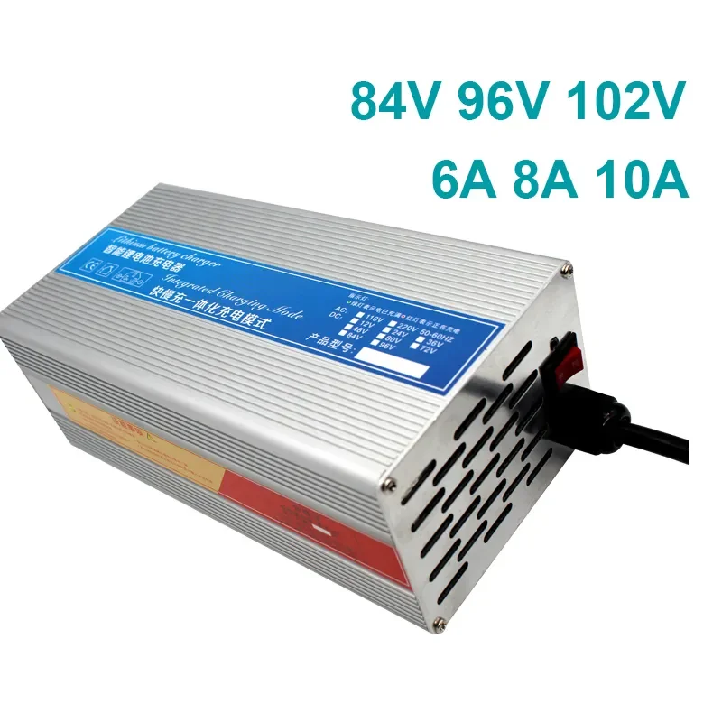 

84v 96v 120v 108v charger 84V 10A 126V 102.2v 96.6V 8A 116.8V 92.4v 117.6v 134.4v 100.8V for lifepo4 lithium ion battery