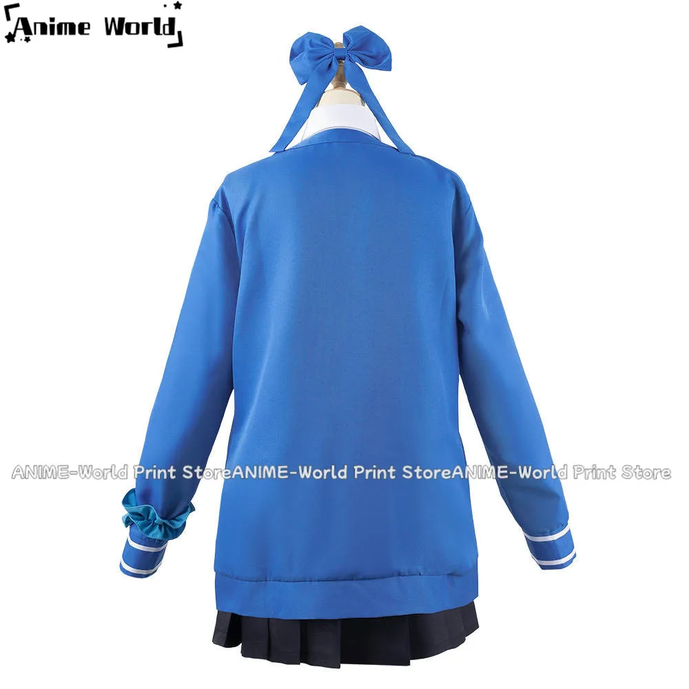 》 Пользовательский размер Asuma Toki косплей игра синий архив платье матросский