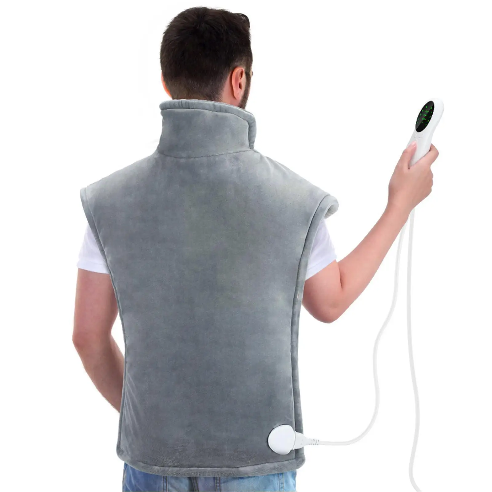 

Электрическая нагревательная подушка, моющееся тепловое одеяло, подогреватель для плеч, шеи, спины, нагревательная шаль, 220 В, подогреваемый...