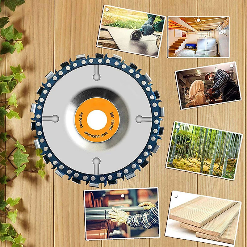 Съемный Универсальный 4-дюймовый 22 зубчатый угловой шлифовальный диск