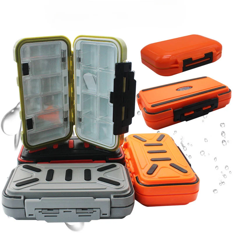 Enlarge Waterproof Fishing Tackle Box Fishing Accessories Tool Storage Box Fish Hook Lure Fake Bait Boxes For Carp Fishing Goods