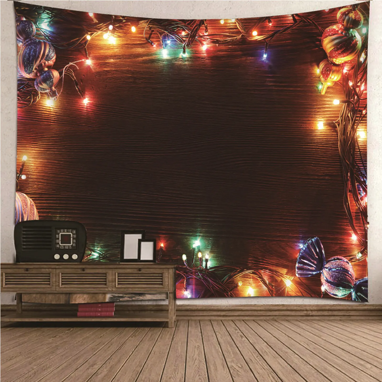 

Female Tapestry Large Tapestry Rug LED Lights Wall Hanging Blanket Dorm Art Decor Covering